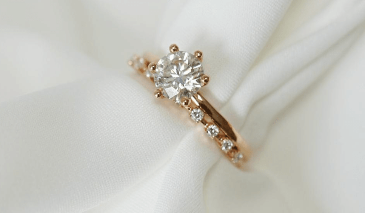 Vintage Tektaş Mozanit Evlilik Teklifi Yüzüğü - Nusakan