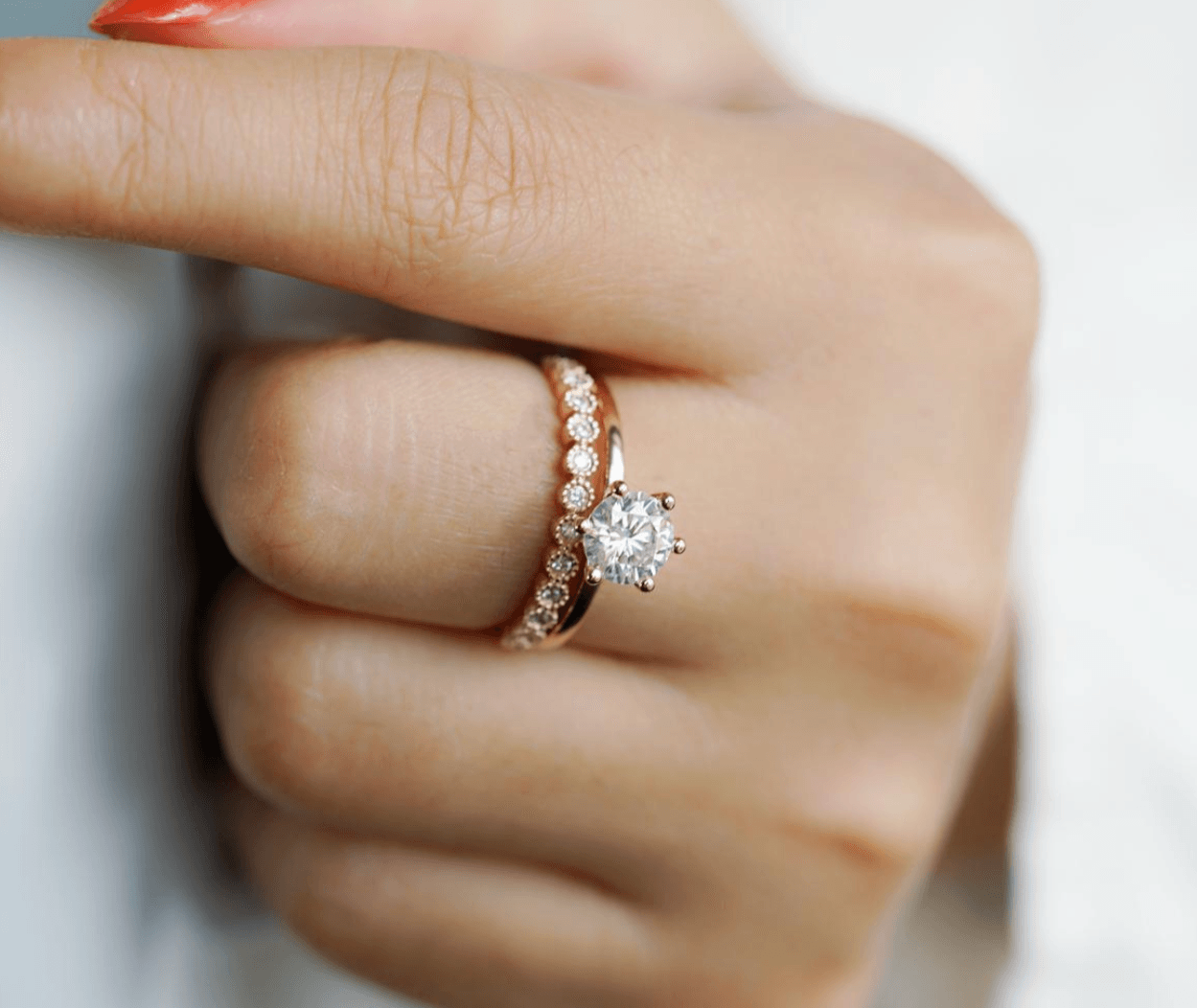 Vintage Tektaş Mozanit Evlilik Teklifi Yüzüğü - Nusakan