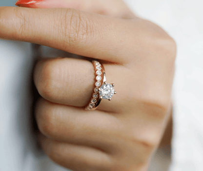 Vintage Tektaş Mozanit Evlilik Teklifi Yüzüğü - Nusakan