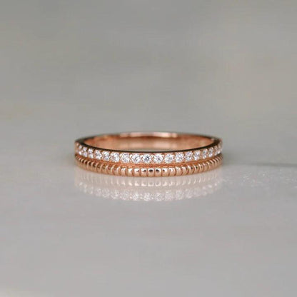 DUO PAVE BAND - Mim Diamond
