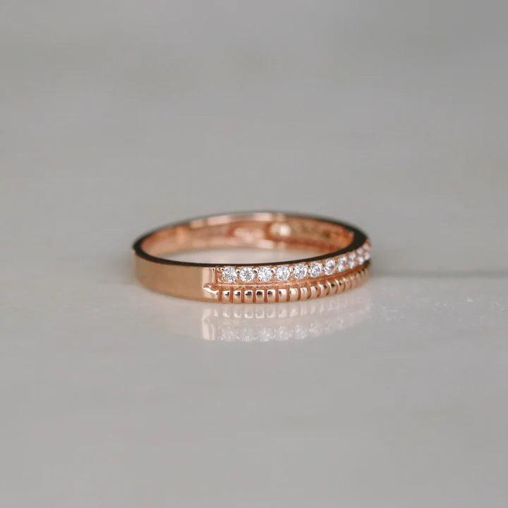 DUO PAVE BAND - Mim Diamond