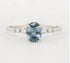 Oval London Blue Safir Vintage Yüzük - Arrival