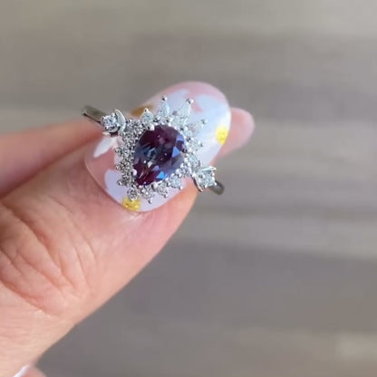 Vintage Damla Alexandrite Yüzük - Alkurah