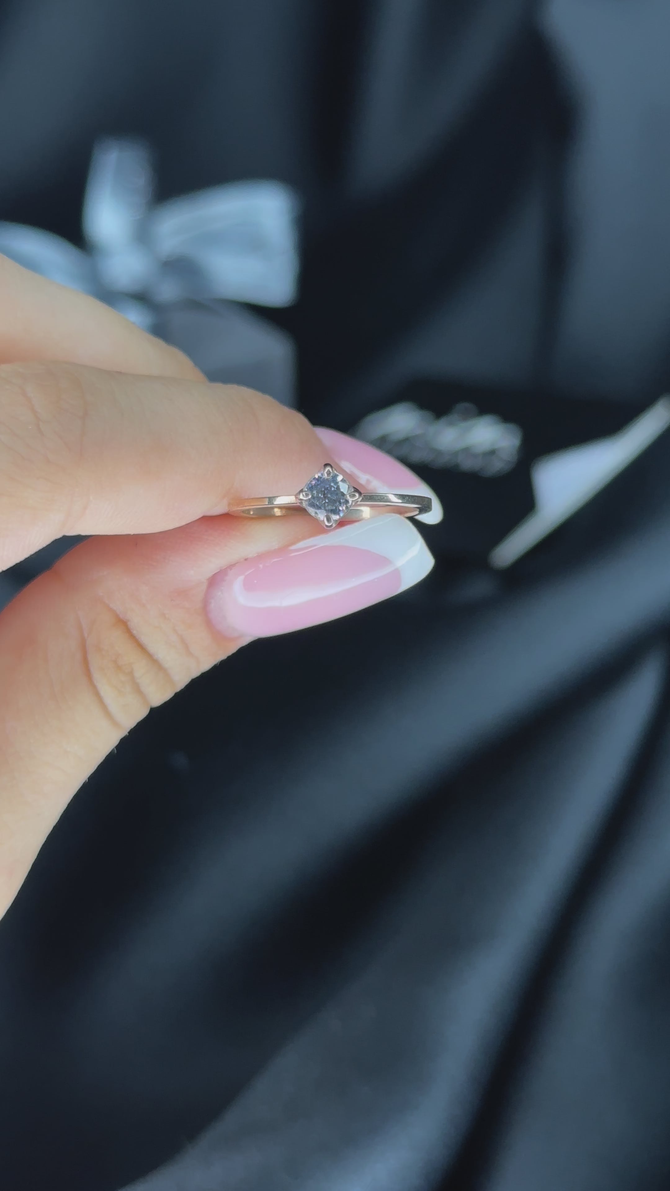 0.25 Karat Tektaş Pırlanta Yüzük - Erlim