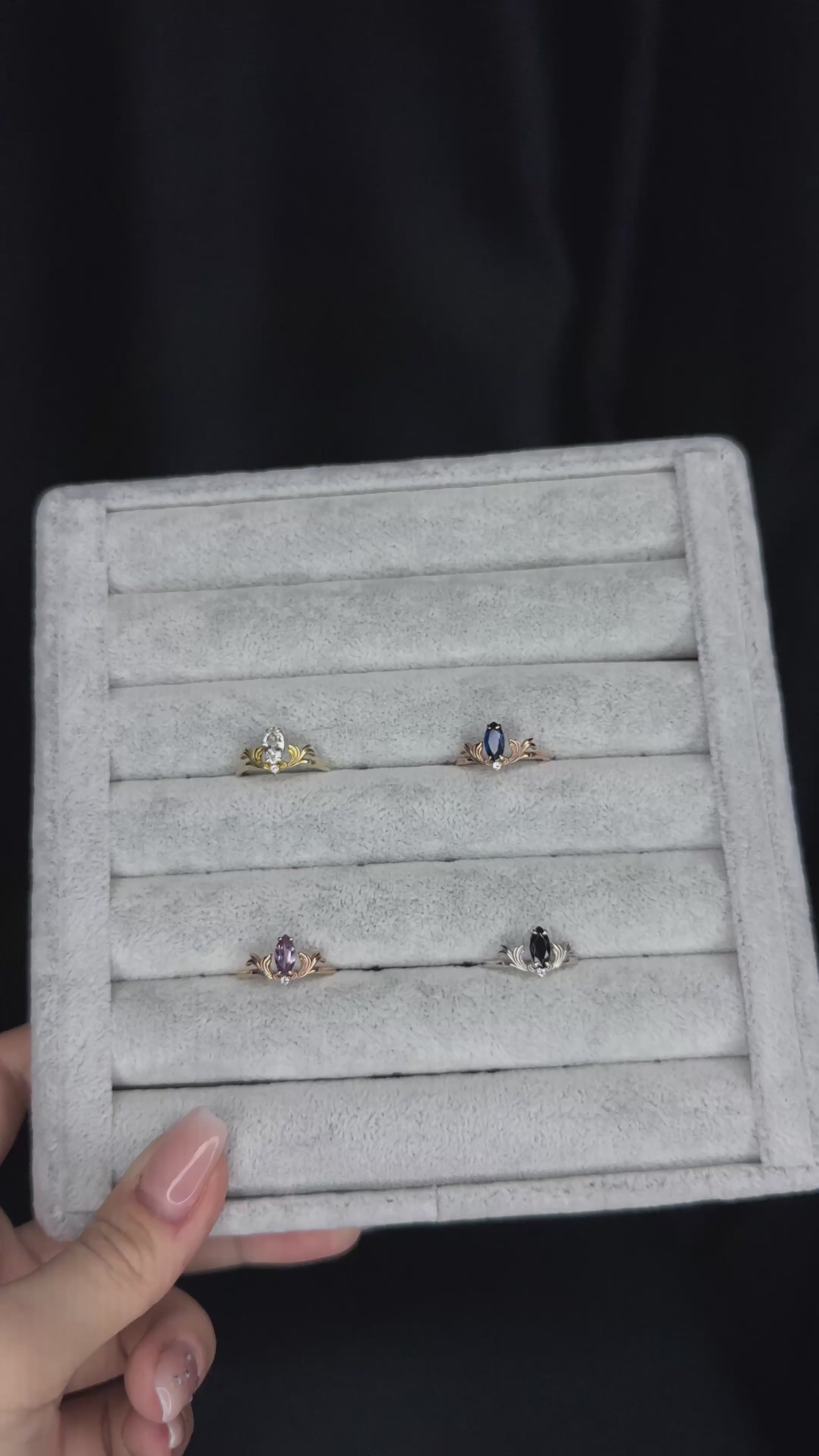 Vintage Markiz Alexandrite Yüzük - Ayzen