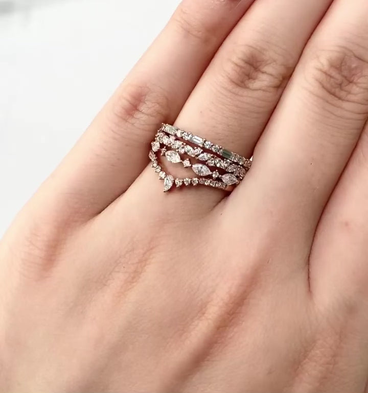 Vintage Pırlanta Alyans Yüzük - Buttercup