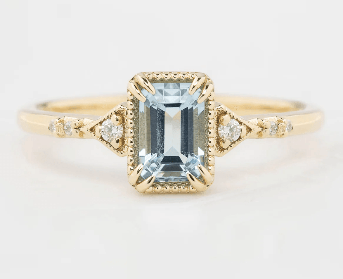Vintage Pırlanta Yüzük - Mibel - Mim Diamond