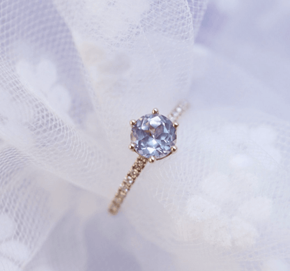 Vintage Alexandrite Evlilik Teklifi Yüzüğü - Mira