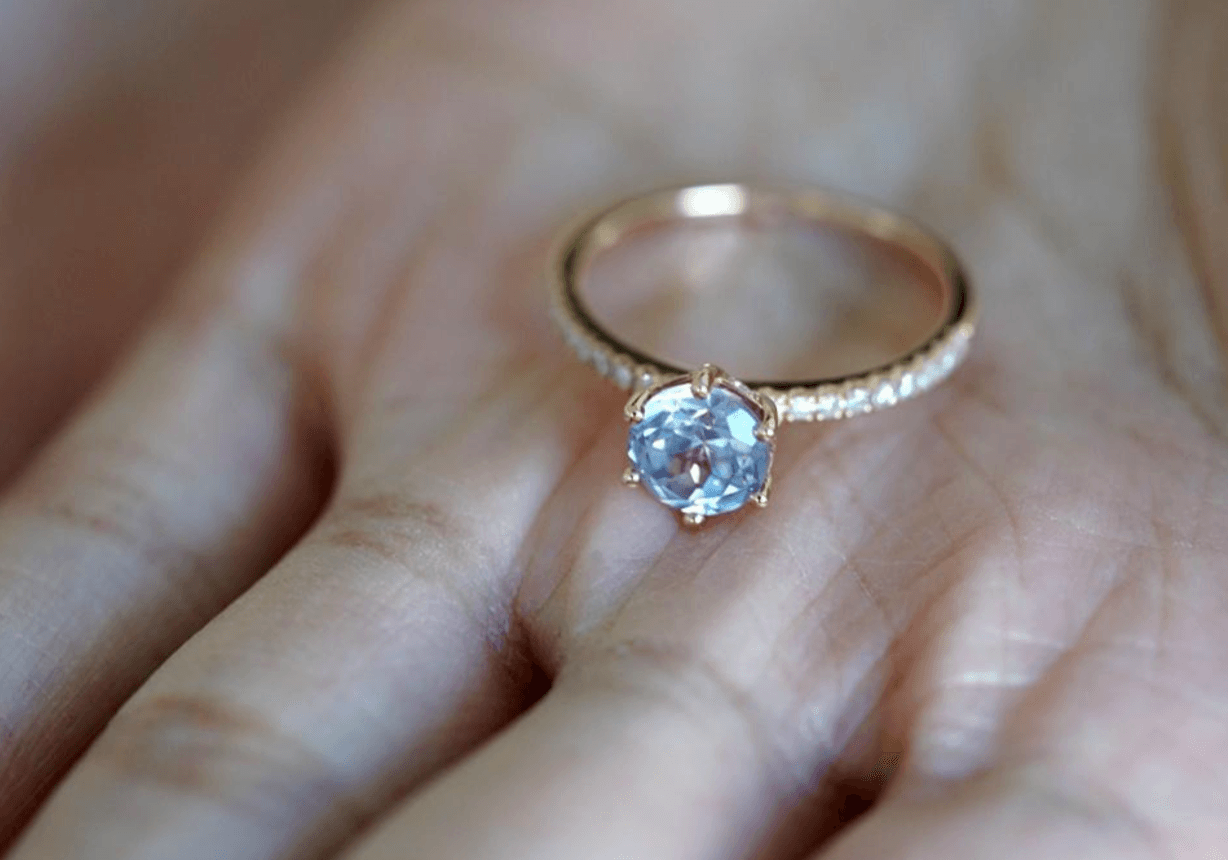 Vintage Alexandrite Evlilik Teklifi Yüzüğü - Mira