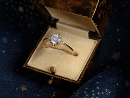Vintage Aytaşı Evlilik Teklifi Yüzüğü - Muliphein