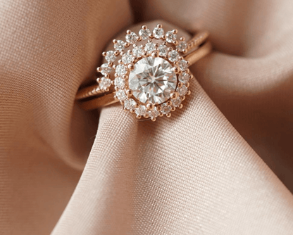 Vintage Işık Halkası Aytaşı Evlilik Teklifi Yüzüğü - Asterion