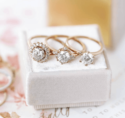 Vintage Mozanit Evlilik Teklifi Yüzüğü - Navi