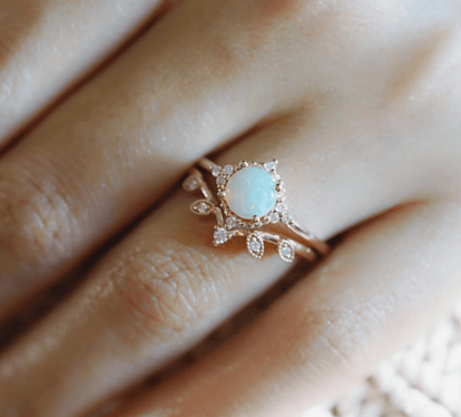 Vintage Opal Evlilik Teklifi Yüzüğü - Mirzam