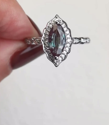 Vintage Marquise Alexandrite Ring - Subra